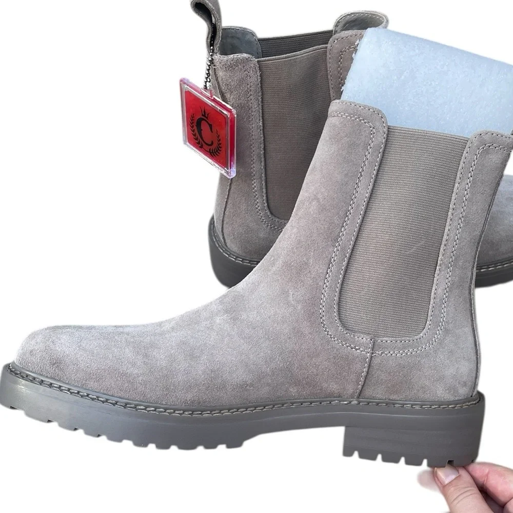 Saint Morta‎ Chunky Chelsea Boot, Taupe, Size 8 Men, NIB